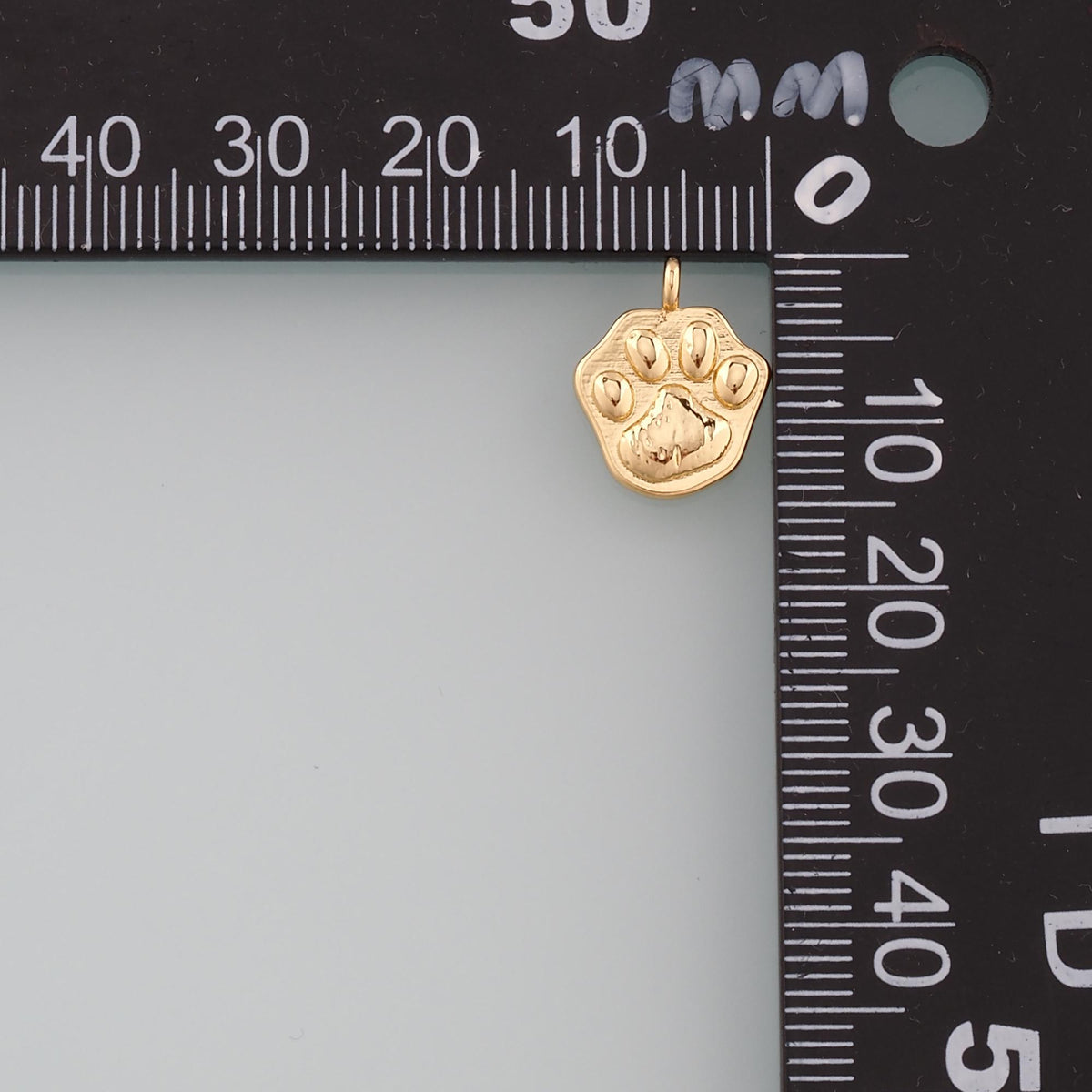 18K Gold Filled Cat Charm Pendant for Jewelry Making