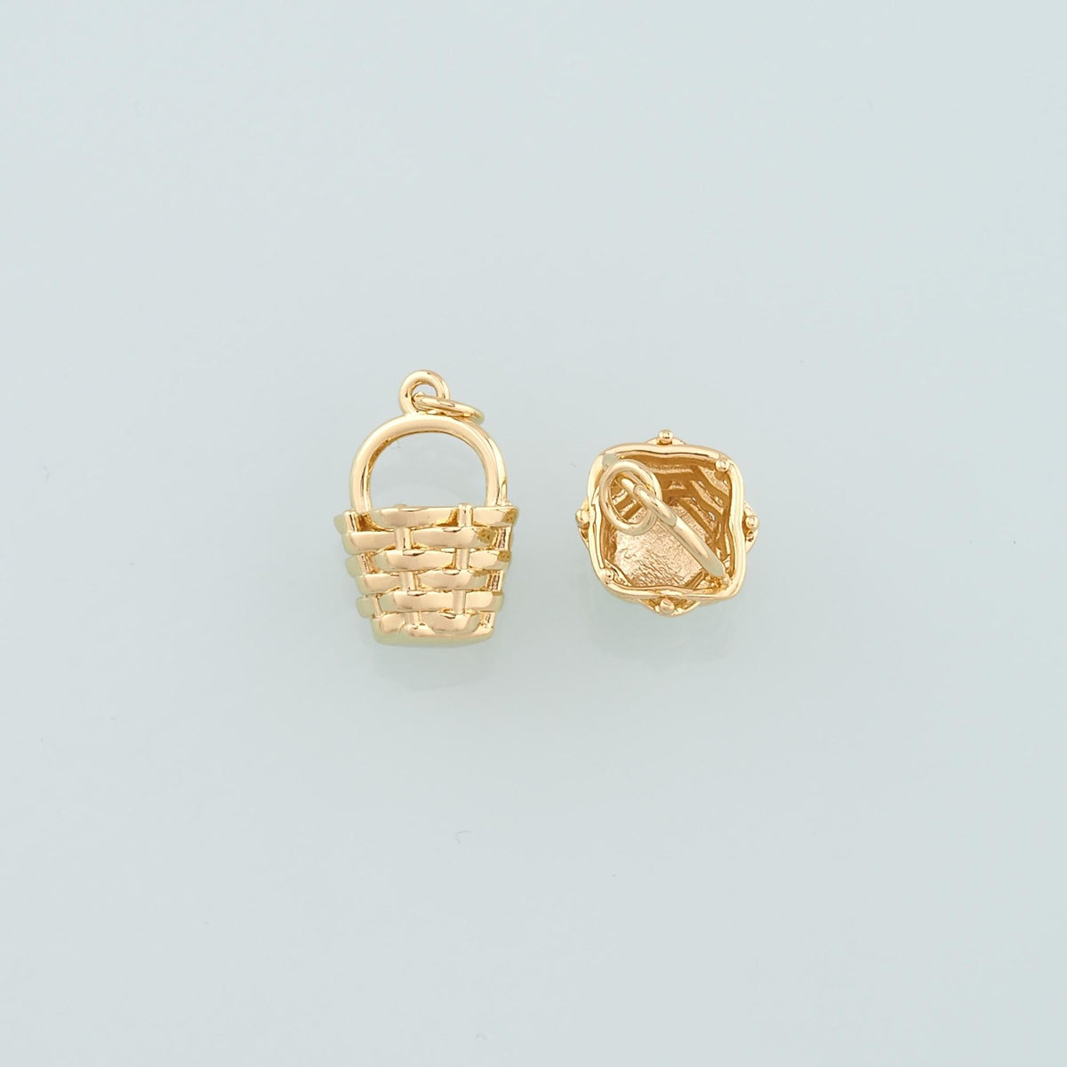 18K Gold Filled Charm Pendant for Jewelry Making