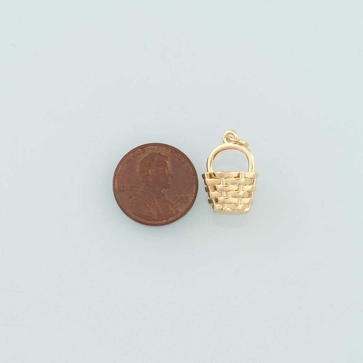 18K Gold Filled Charm Pendant for Jewelry Making