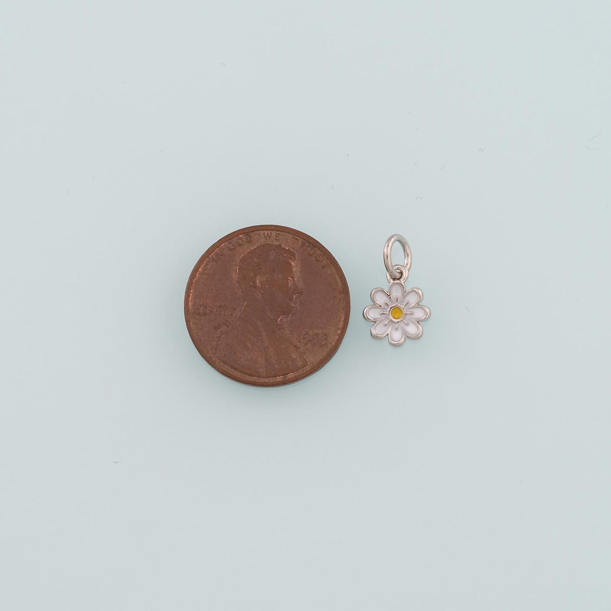 18K Gold Filled Hand Enamel Charm Pendant for Jewelry Making