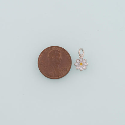 18K Gold Filled Hand Enamel Charm Pendant for Jewelry Making