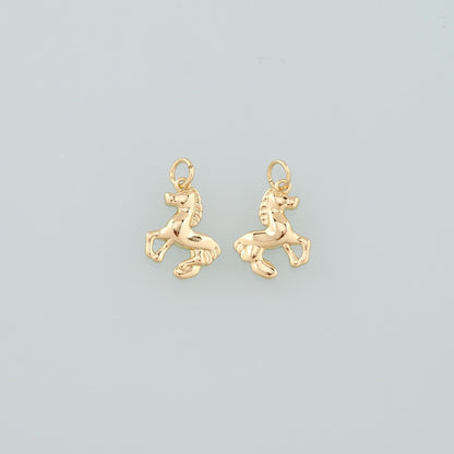 18K Gold Filled Charm Pendant for Jewelry Making