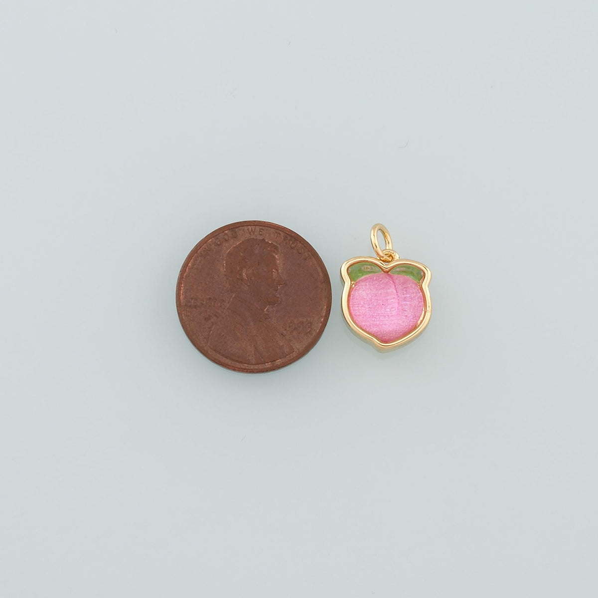 18K Gold Filled Hand Enamel Charm Pendant for Jewelry Making