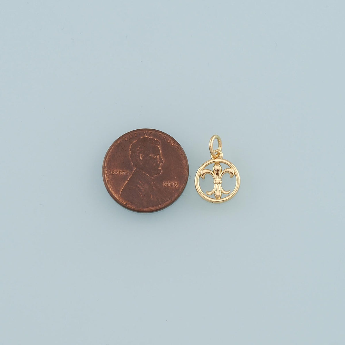 18K Gold Filled Geometry Pendant,Geometry Charm Bracelet Necklace for DIY Jewelry Making Supply