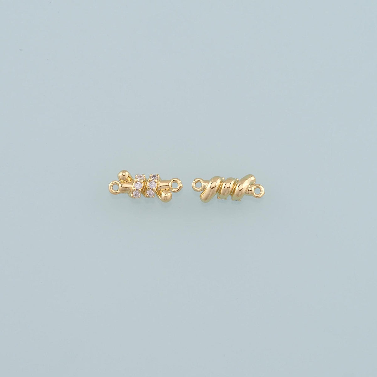 18K Gold Filled Hand CZ Charm Pendant for Jewelry Making