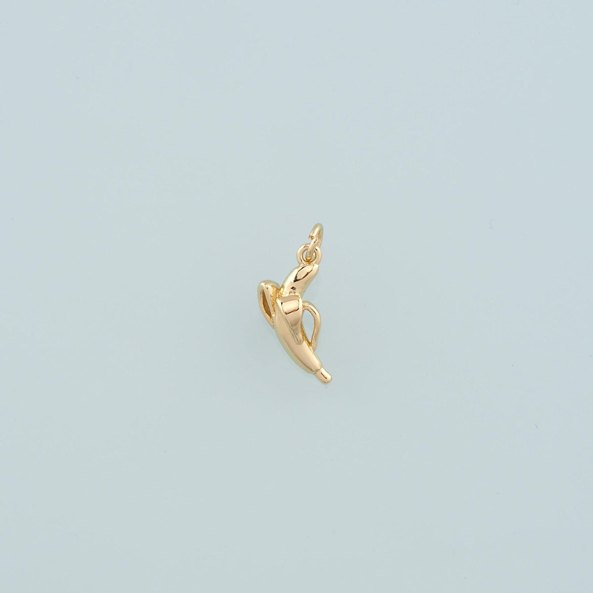 Gold Banana Charms,18K Gold Filled Banana Pendant,Fruit Charm Bracelet Necklace for DIY Jewelry Making Supply