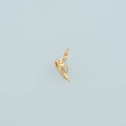 Gold Banana Charms,18K Gold Filled Banana Pendant,Fruit Charm Bracelet Necklace for DIY Jewelry Making Supply