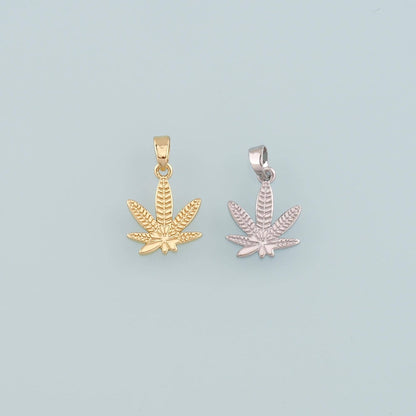 Gold Maple Leaf Charms,18K Gold Filled Maple Leaf Pendant,Leaf Charm Bracelet Necklace for DIY Jewelry Making Supply