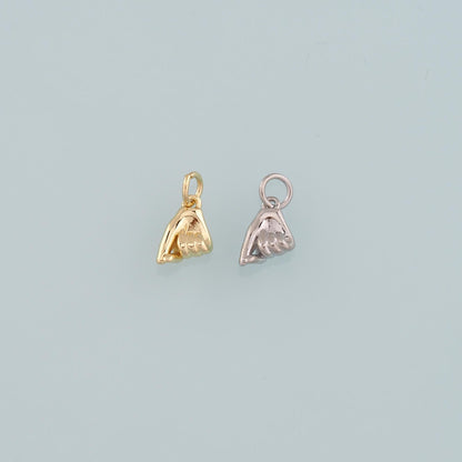 18K Gold Filled Hand Charm Pendant for Jewelry Making