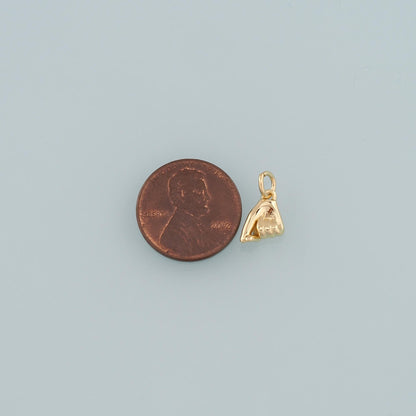 18K Gold Filled Hand Charm Pendant for Jewelry Making
