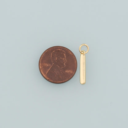 18K Gold Filled Charm Pendant for Jewelry Making
