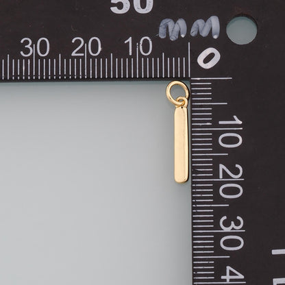 18K Gold Filled Charm Pendant for Jewelry Making