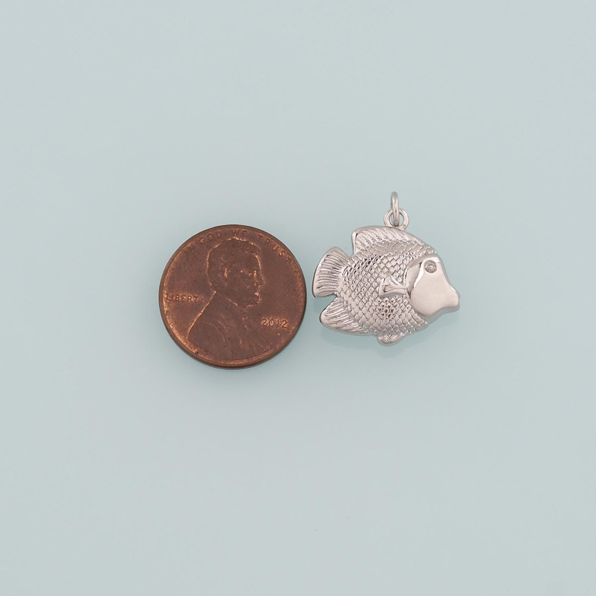 Gold Fish Charms,18K Gold Filled Fish Pendant,Cute Fish Charm Bracelet Necklace for DIY Jewelry Making Supply