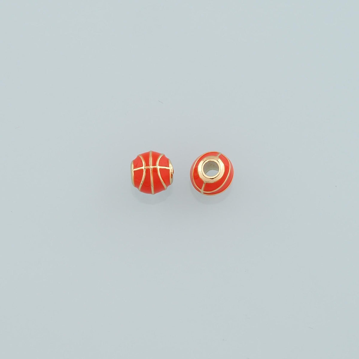 18K Gold Filled Enamel Spacer Beads for Jewelry Making