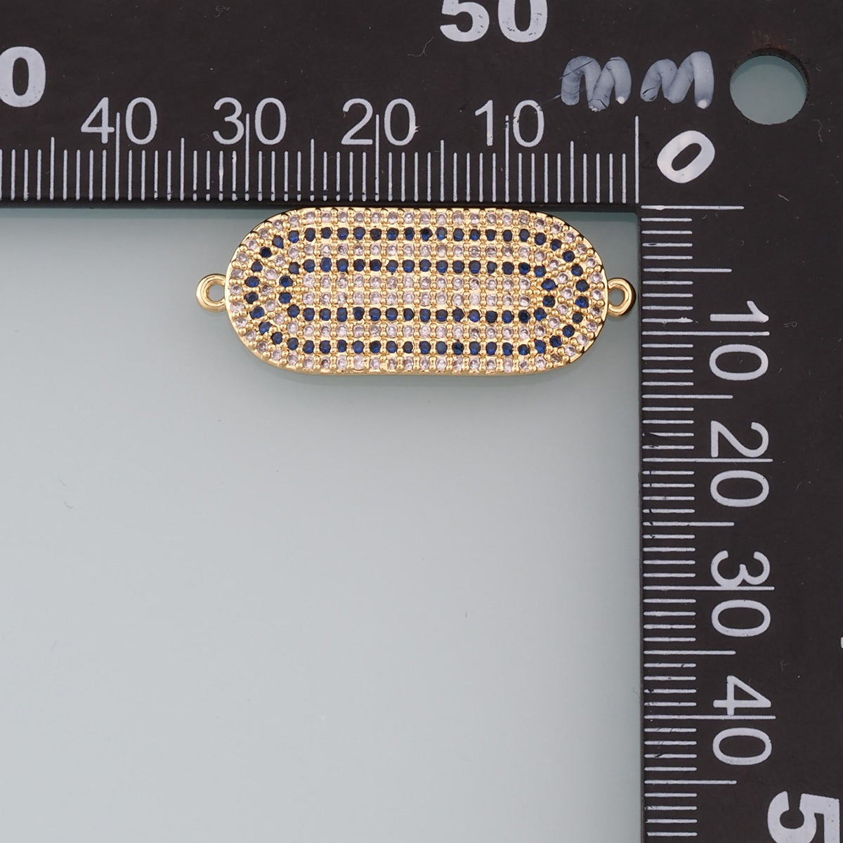 18K Gold Filled Hand CZ Charm Pendant for Jewelry Making