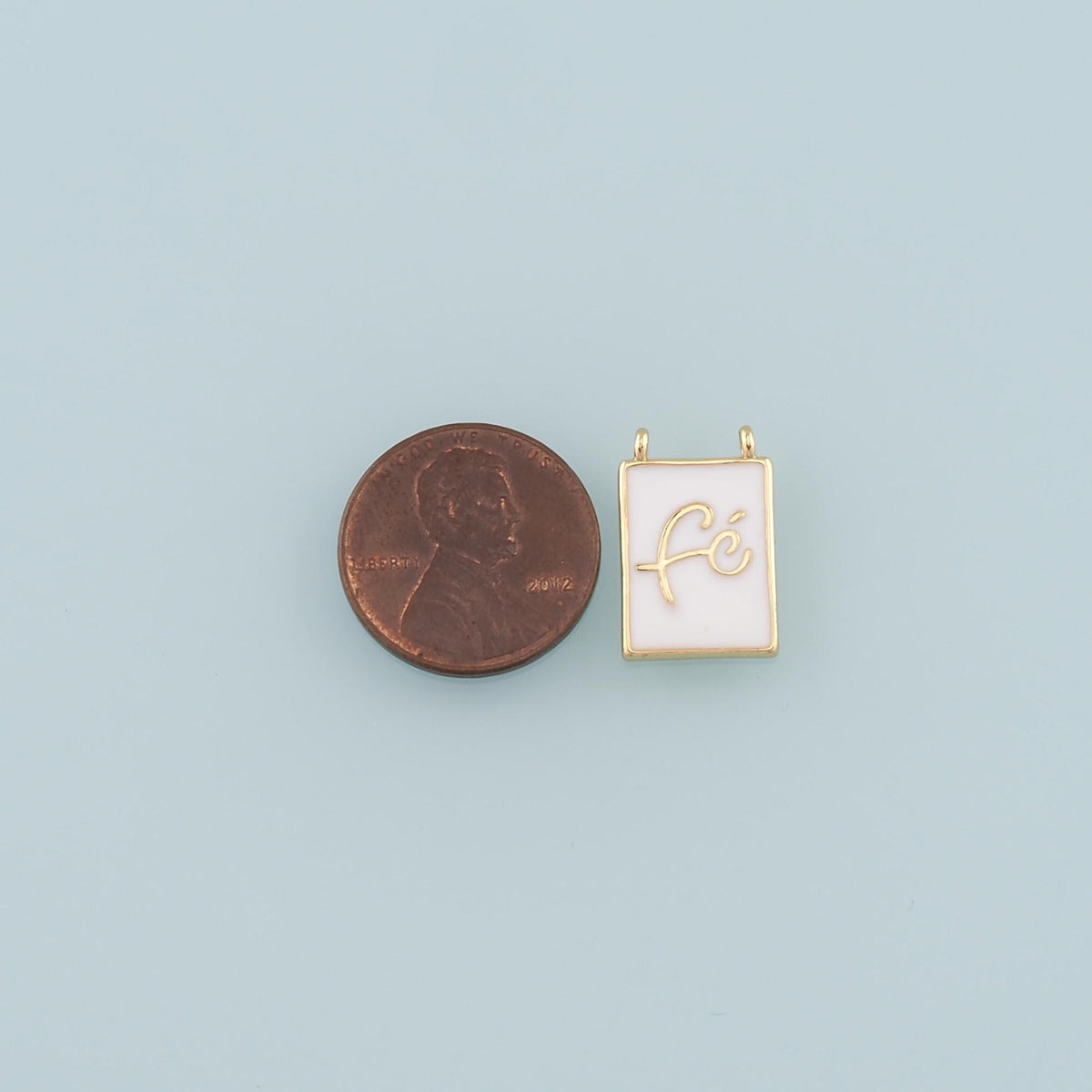 18K Gold Filled Hand Enamel Charm Pendant for Jewelry Making