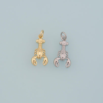 18K Gold Filled Charm Pendant for Jewelry Making