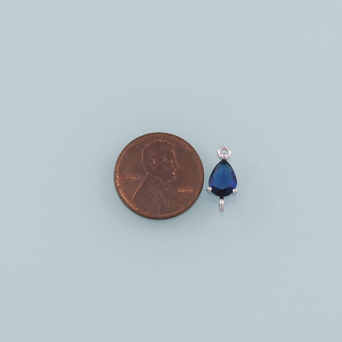 18K Gold Filled Crystal Oval Connector for Jewelry Making