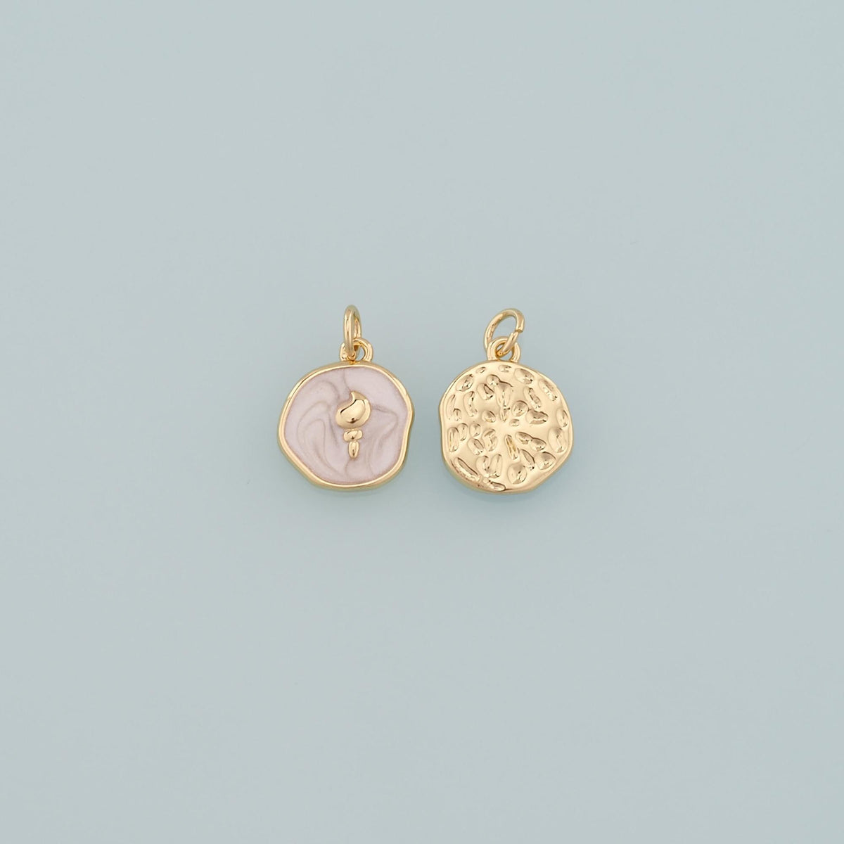 Gold Conch Charms,18K Gold Filled Conch Pendant,Enamel Conch Shell Charm Bracelet Necklace for DIY Jewelry Making Supply