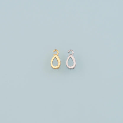 18K Gold Filled Hand Charm Pendant for Jewelry Making