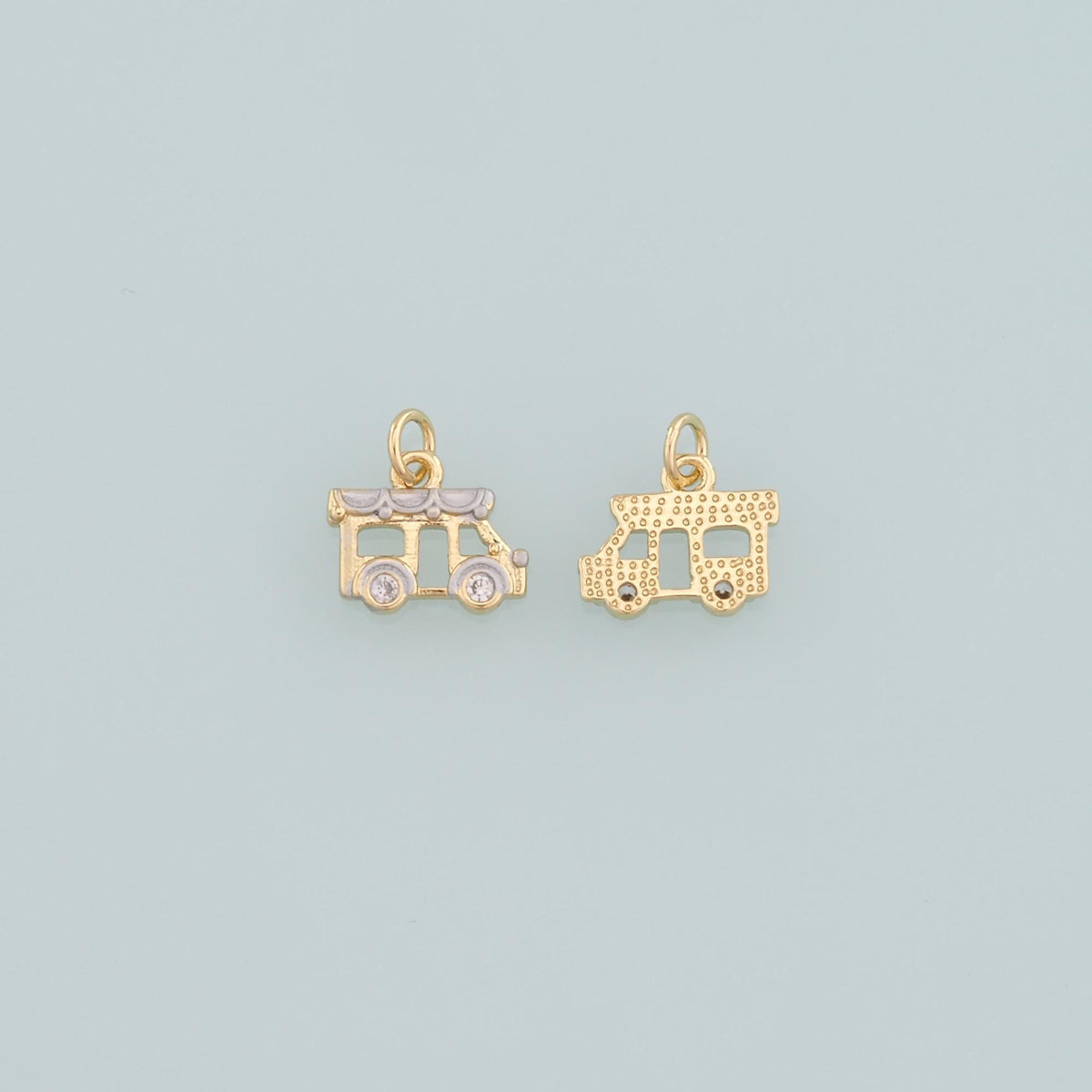 18K Gold Filled Hand Charm Pendant for Jewelry Making