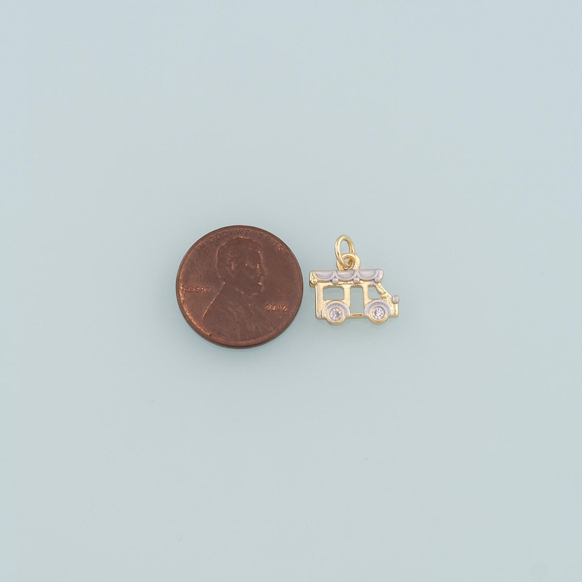 18K Gold Filled Hand Charm Pendant for Jewelry Making