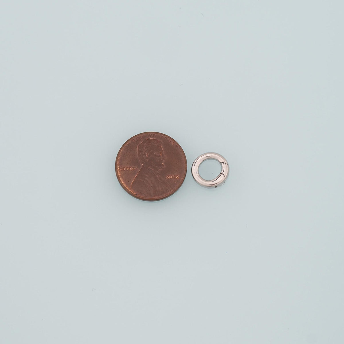18K Gold Filled Round Clasp for Jewelry Making
