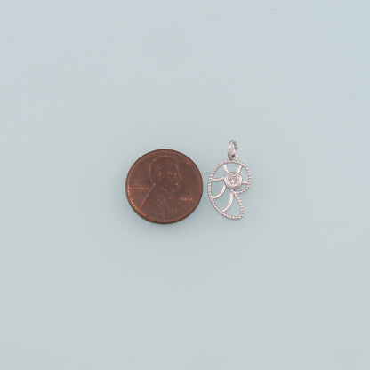 18K Gold Filled Shell Charm Pendant for Jewelry Making