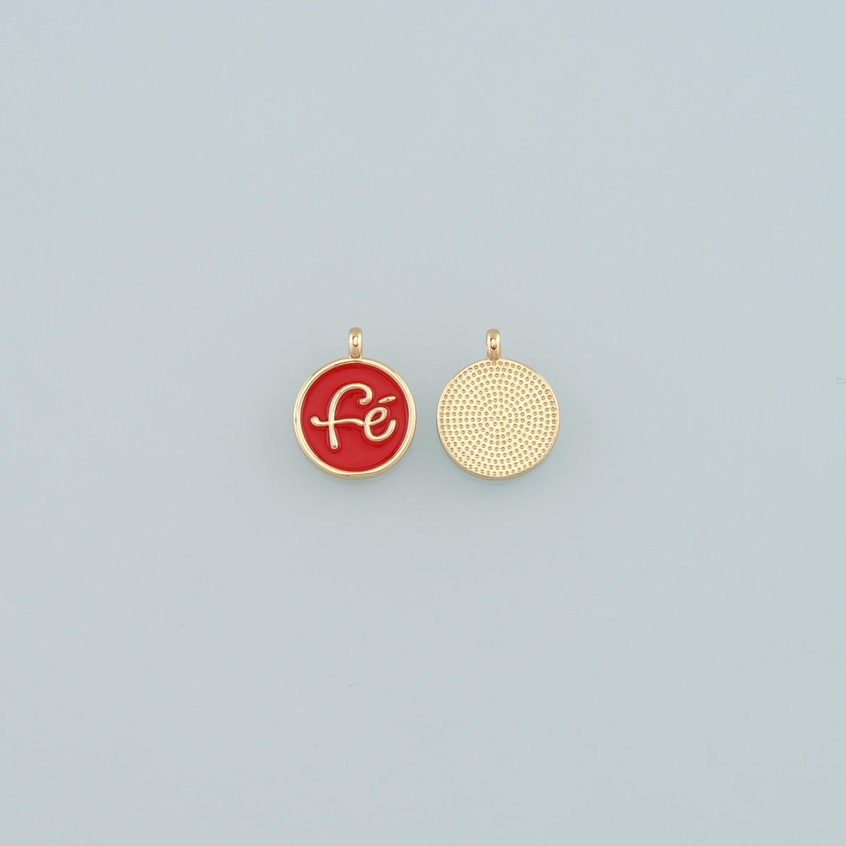 18K Gold Filled Hand Enamel Charm Pendant for Jewelry Making