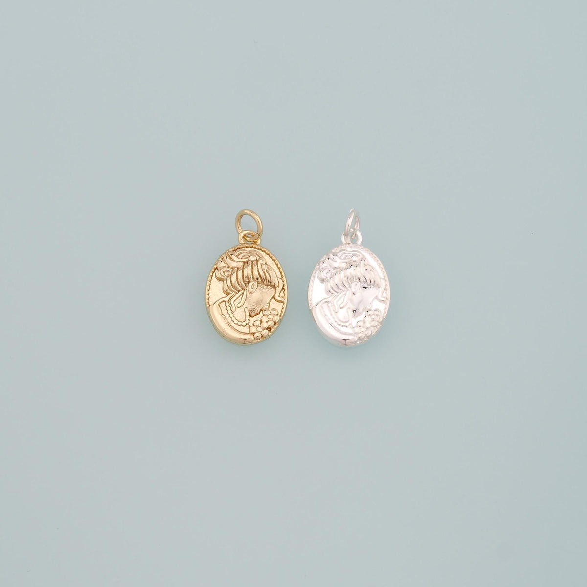 18K Gold Filled Virgin Mary Charm Pendant for Jewelry Making