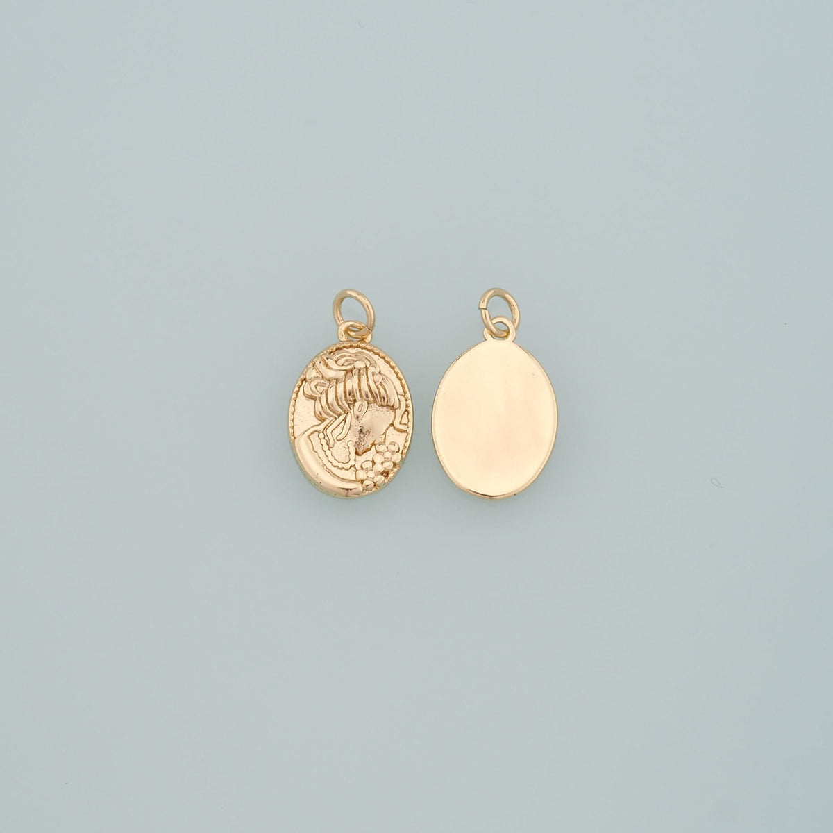 18K Gold Filled Virgin Mary Charm Pendant for Jewelry Making