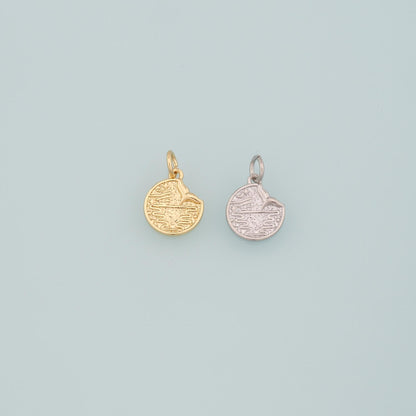 18K Gold Filled Hand Charm Pendant for Jewelry Making