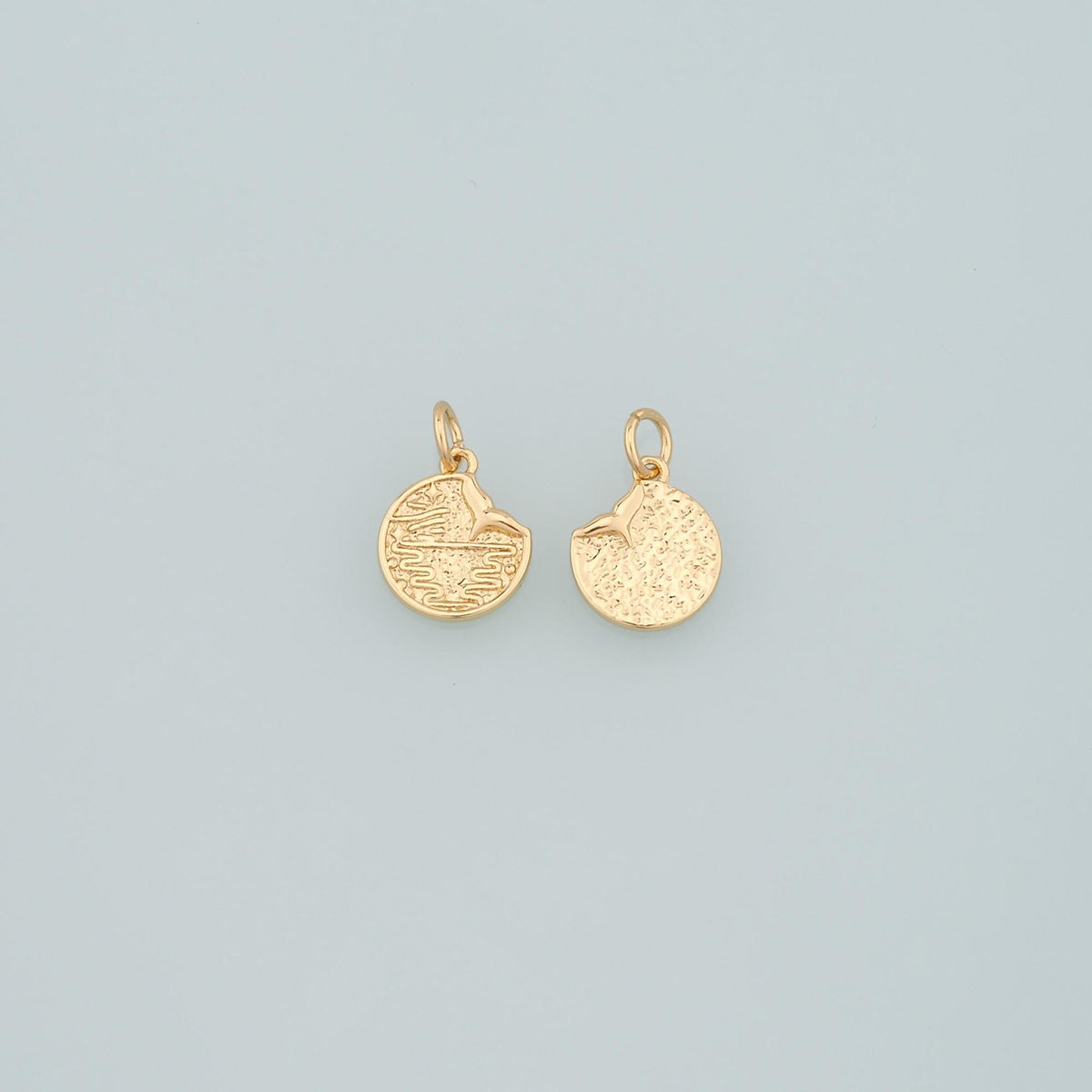 18K Gold Filled Hand Charm Pendant for Jewelry Making