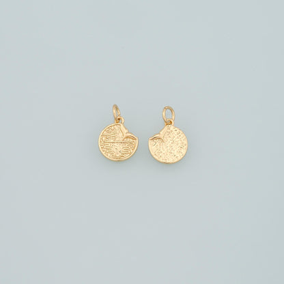 18K Gold Filled Hand Charm Pendant for Jewelry Making