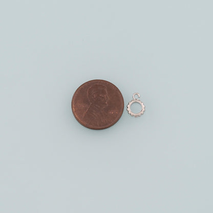 18K Gold Filled Hand Charm Pendant for Jewelry Making