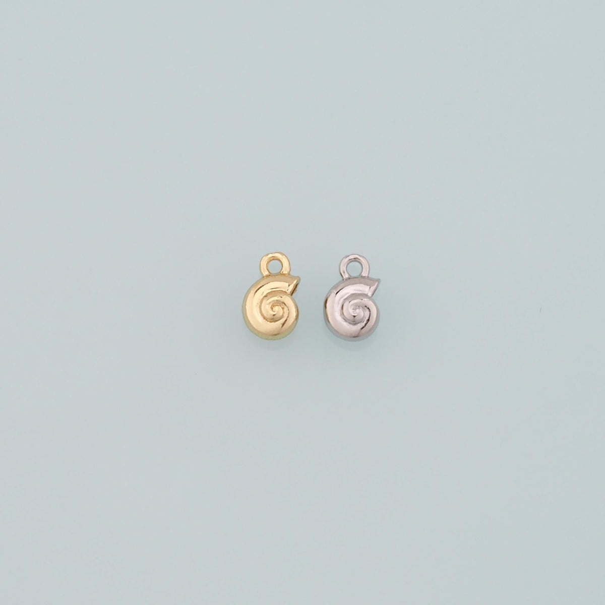Gold Conch Charms,18K Gold Filled Conch Pendant,Conch Shell Charm Bracelet Necklace for DIY Jewelry Making Supply