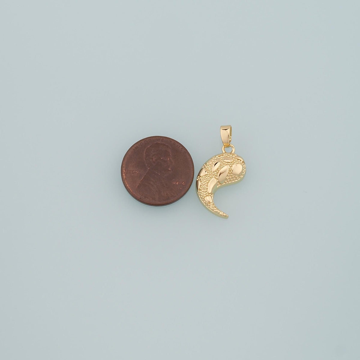 18K Gold Filled Hand Charm Pendant for Jewelry Making