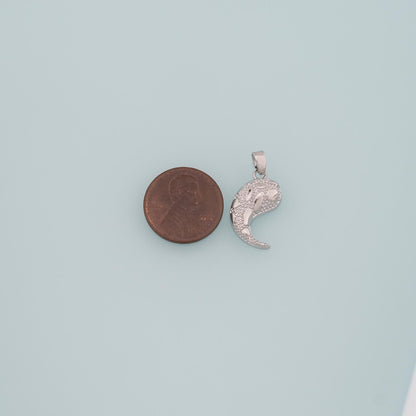 18K Gold Filled Hand Charm Pendant for Jewelry Making