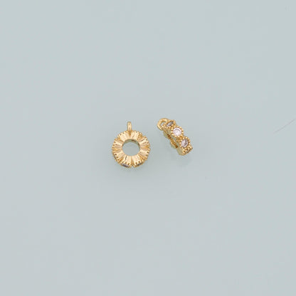 18K Gold Filled Hand Charm Pendant for Jewelry Making