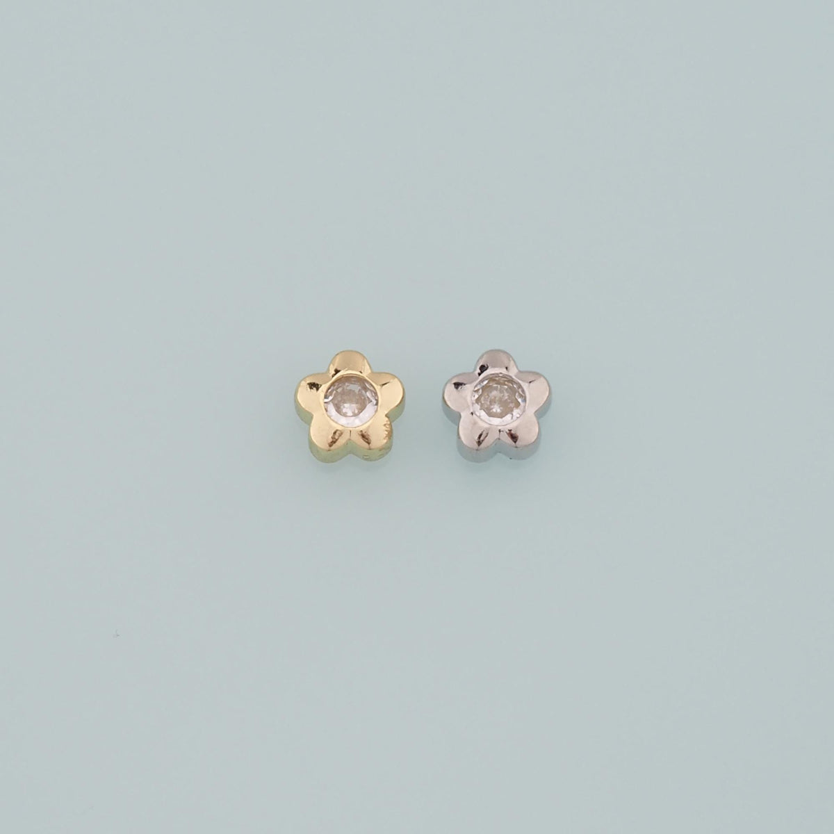18K Gold Filled Flower Spacer Beads for Jewelry Making