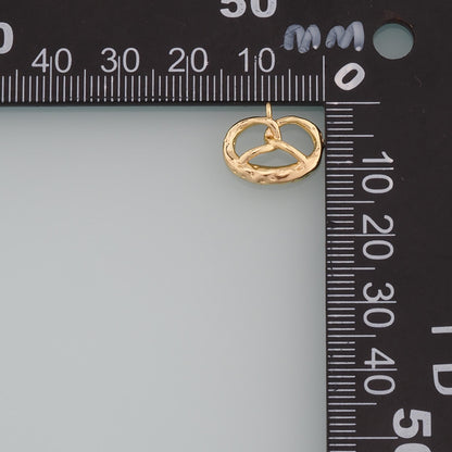 18K Gold Filled Hand Charm Pendant for Jewelry Making