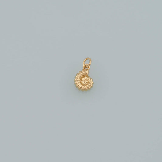 18K Gold Filled Shell Charm Pendant for Jewelry Making
