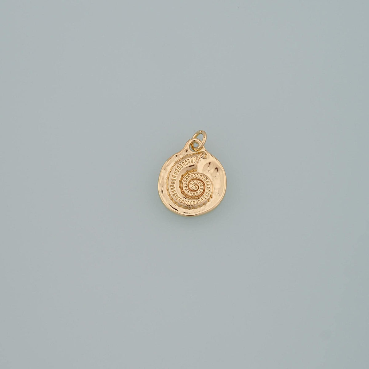 Gold Shell Charms,18K Gold Filled Conch Pendant,Conch Shell Charm Bracelet Necklace for DIY Jewelry Making Supply