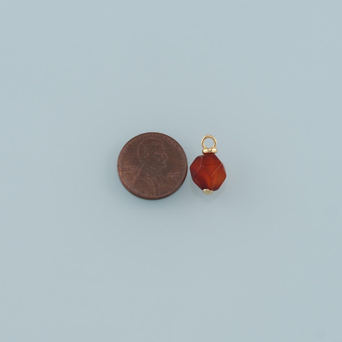 18K Gold Filled Charm Pendant for Jewelry Making