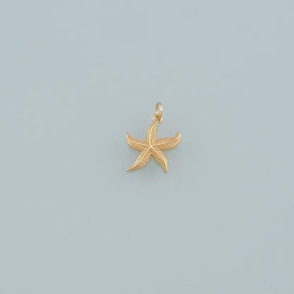 18K Gold Filled Star Charm Pendant for Jewelry Making
