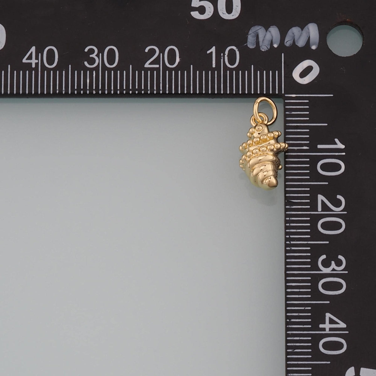 18K Gold Filled Croissant Pendant,Dainty Croissant Charm Bracelet Necklace for DIY Jewelry Making Supply