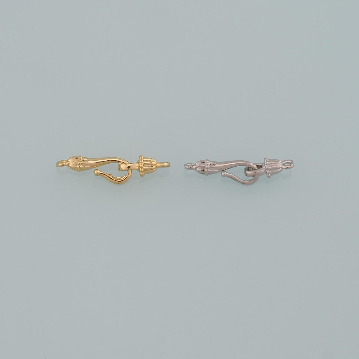 18K Gold Filled Hook Clasp,Flower Clasp Connector for DIY Jewelry Finding Necklace Bracelet