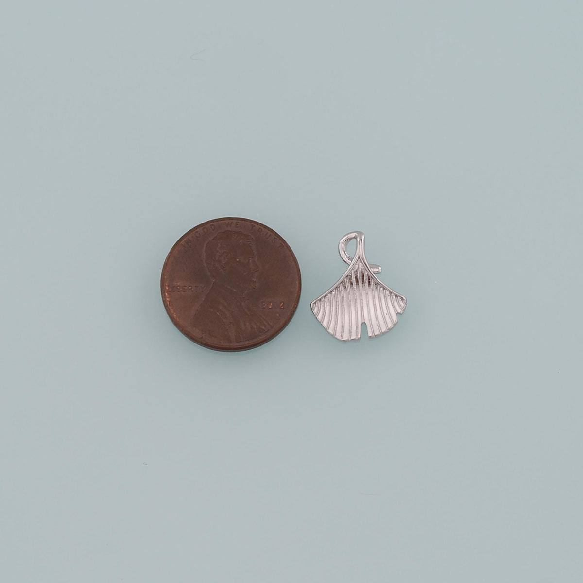 18K Gold Filled Leaf Charm Pendant for Jewelry Making