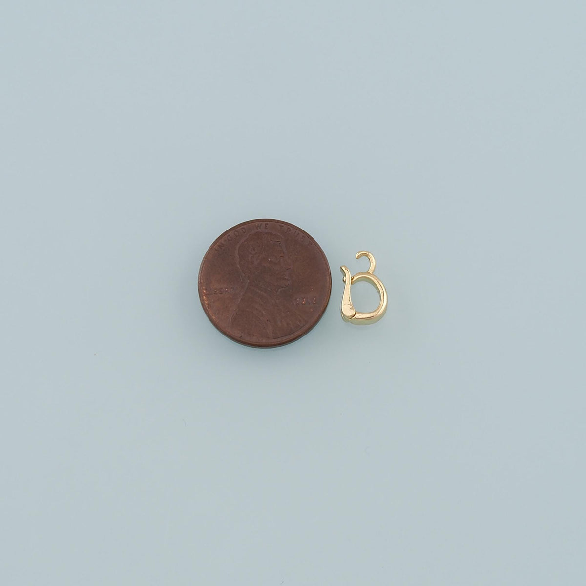 18K Gold Filled Heart Charm Pendant for Jewelry Making