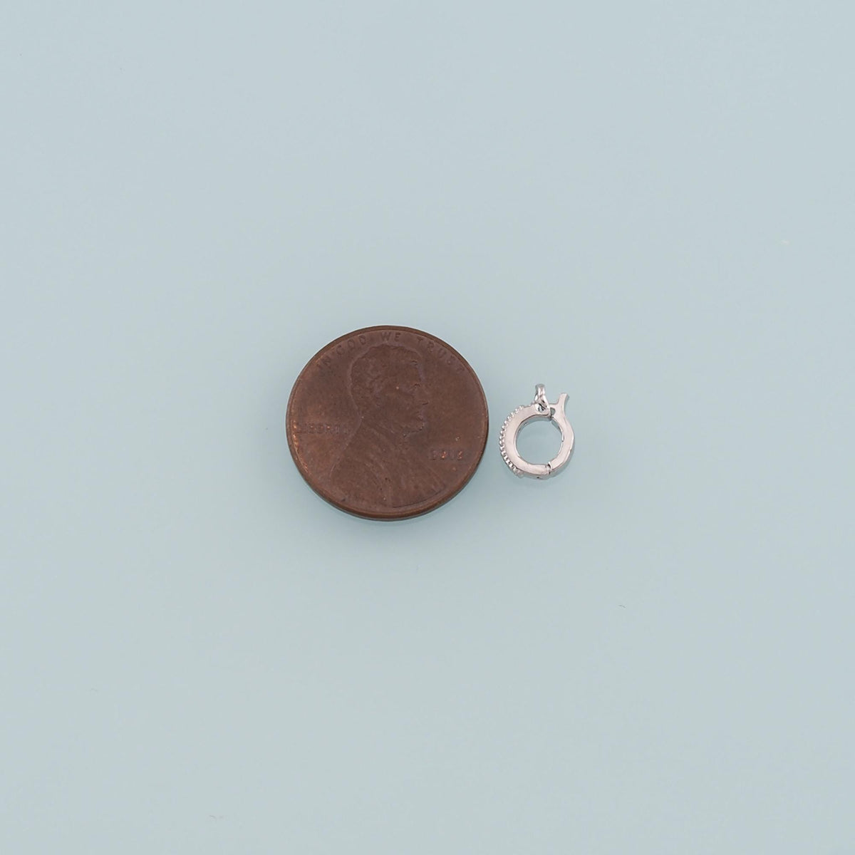 18K Gold Filled Round Snap Clasp,Carabiner Lock Connector,Spring Push Gate for DIY Jewelry Finding Necklace Bracelet